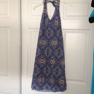 ☀️BLUE MANDALA PRINT DRESS SIZE 8💙