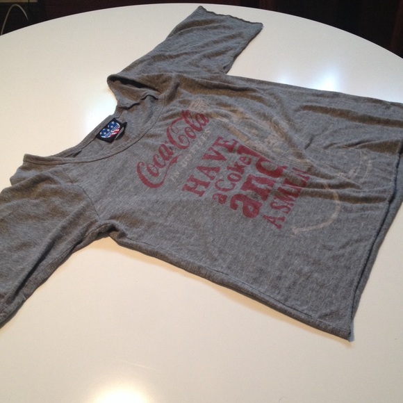 Distressed gray Junk Food tee