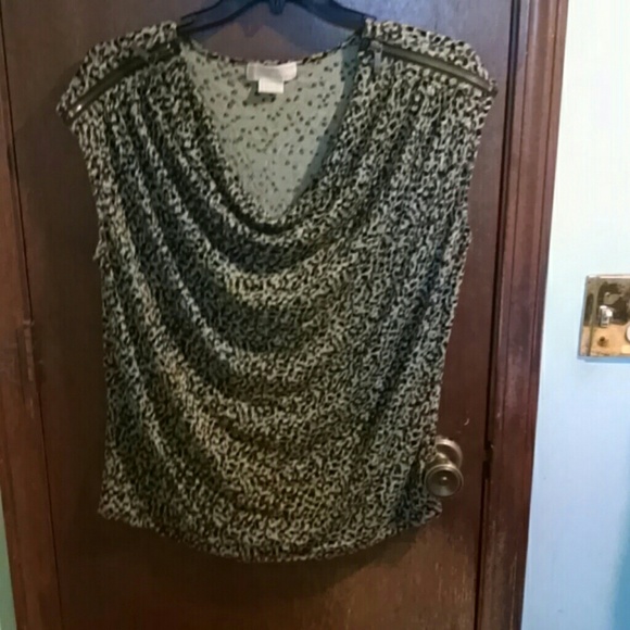 Michael Kors cap sleeve top