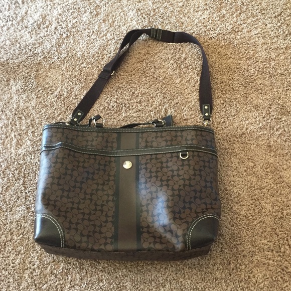 Like new Coach Diaper Bag (without changing pad).