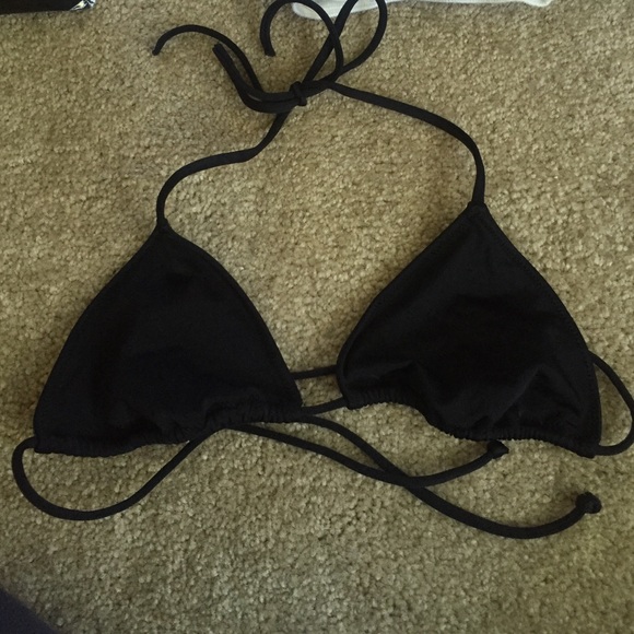 Black bikini top