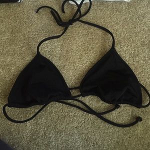 Black bikini top