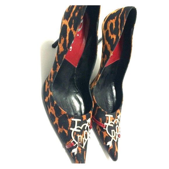 Dior Cheetah Print Stilettos