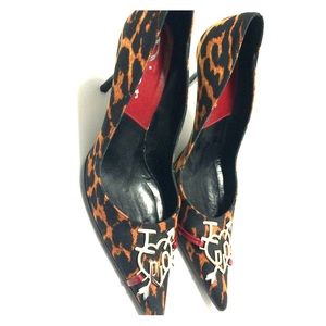 Dior Cheetah Print Stilettos