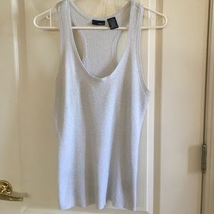 Silver tank top