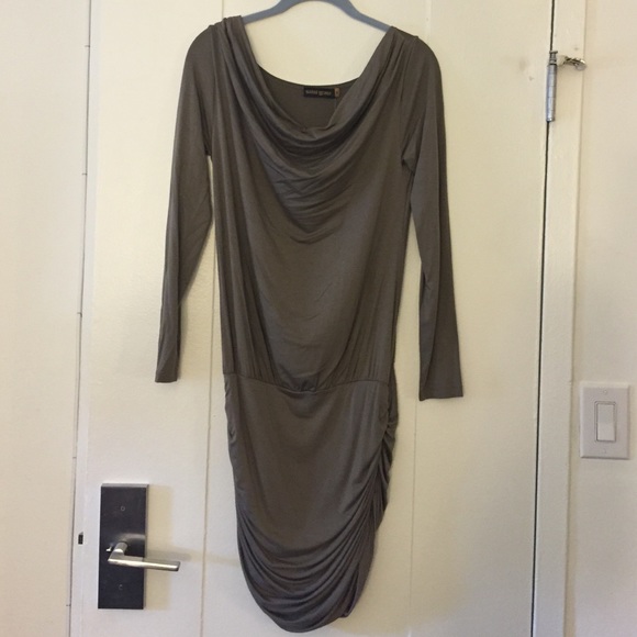Saint Grace olive green dress