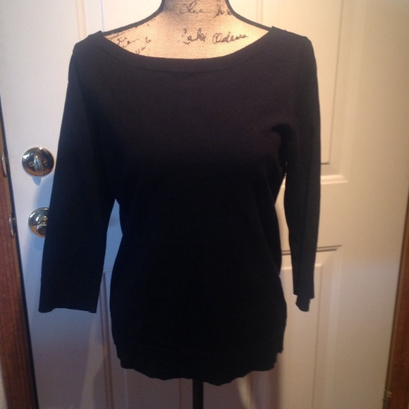 White House Black Market Black Sweater