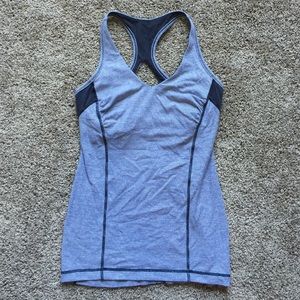 Lululemon Tank Top With Bra Sz 6