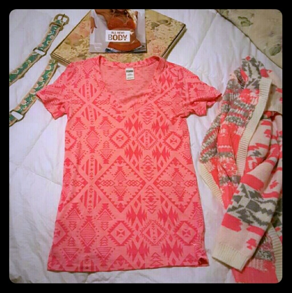 SOLD Victoria's Secret PINK v-neck t-shirt!