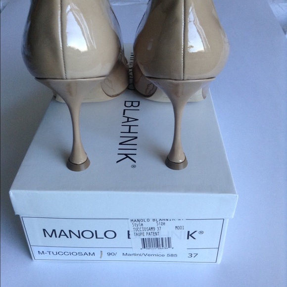 NEW Manolo Blahnik Tucciosam 90 Pumps - Picture 3 of 4
