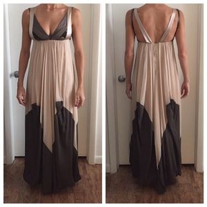 BCBGMaxazria Runway long silk dress Size XS