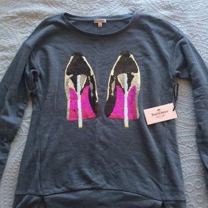 NEW Juicy Couture Stiletto sweatshirt
