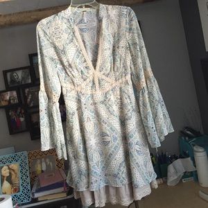 S O L D --- Free people dress w/Bell sleeve
