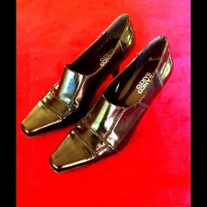 Franco Sarto black pump/ankle bootie