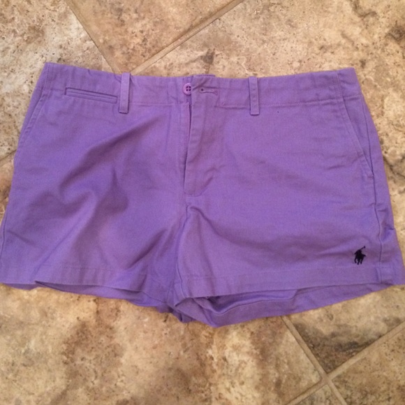 Purple Polo Shorts