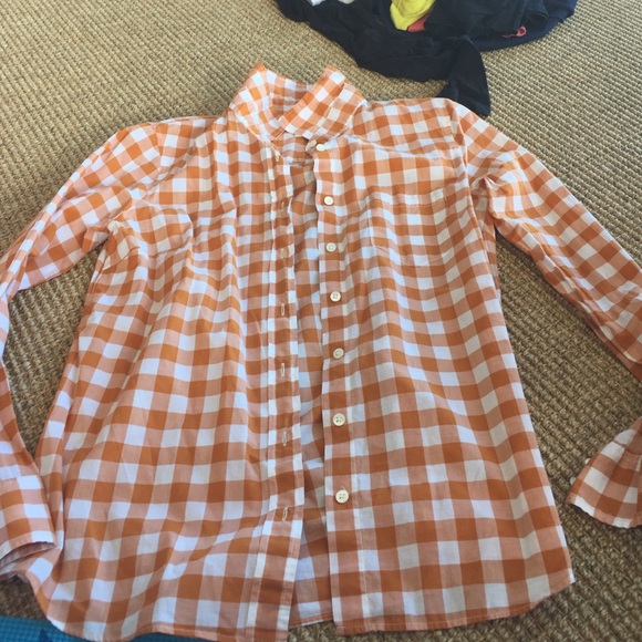 J.Crew gingham plaid button down
