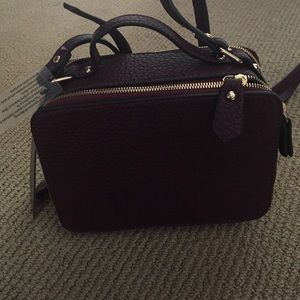 Burgundy Cross Body Camera Bag. NWT.