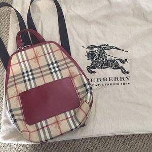 Burberry Backpack. Authentic.