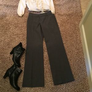 Banana Republic wide leg gray trousers