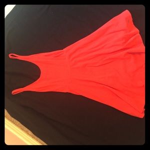 Adorable coral sun dress from Hollister