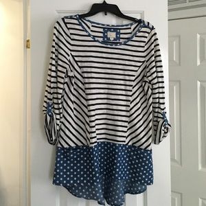 Multi-Print Anthropologie Tunic