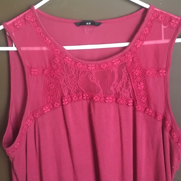 Flowey shirt with translucent top - Picture 4 of 4