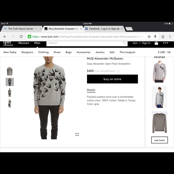 alexander mcqueen bird hoodie