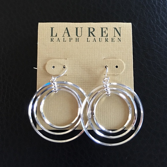 NWOT: Ralph Lauren silver dangle earrings