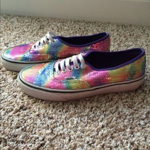 Women's Rainbow Vans