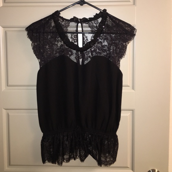 Lace & Sequin trim Express blouse - Picture 1 of 4