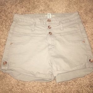 High waisted shorts