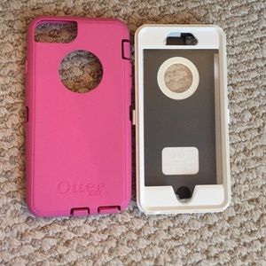 Pink and white defender