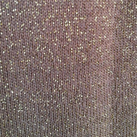 Gold and tan shimmery top. - Picture 3 of 4