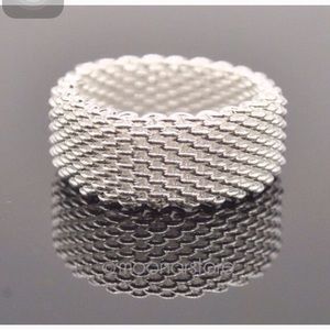 Silver mesh rings sz 6,7,9 brand new! Indicate sz
