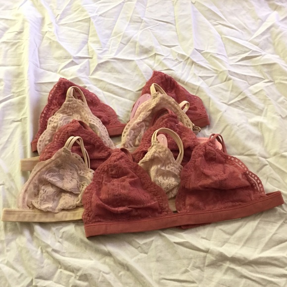 Sheer Triangle Bralette - Ivory - on sale - Picture 2 of 4