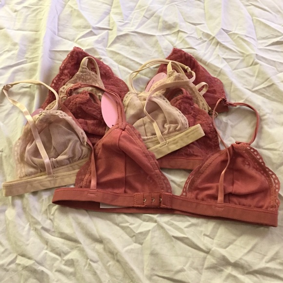 Sheer Triangle Bralette - Ivory - on sale - Picture 4 of 4