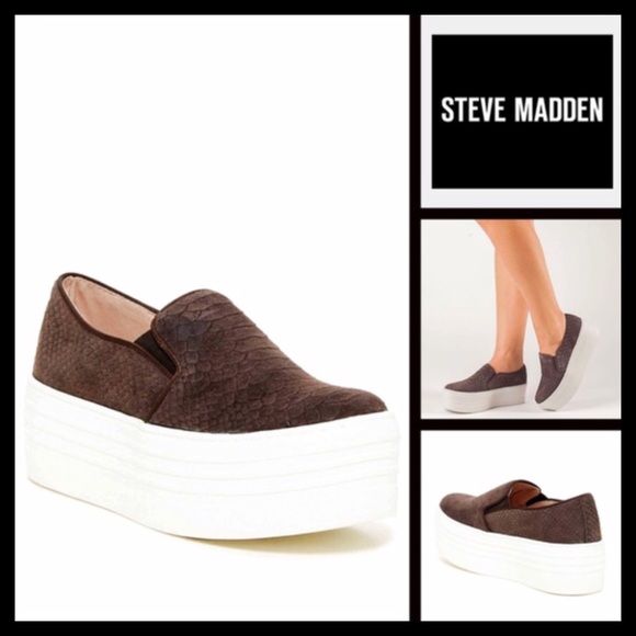 Steve Madden Shoes - SOLD ❤️ Steve Madden Suede Sneakers Platform Shoes