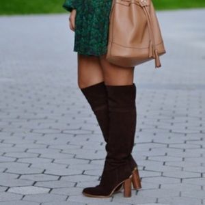 MICHAEL Michael Kors Brown Suede OTK Boots