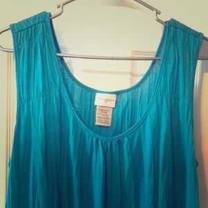 ❗️Jaclyn Smith teal night gown, XL