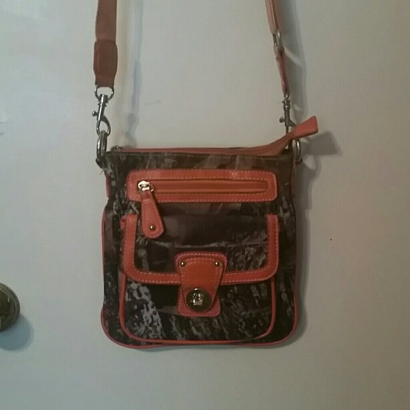 camouflage over the shoulder purse
