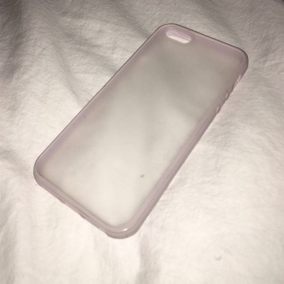 Lavender/clear iphone5s case