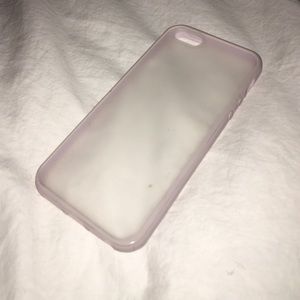 Lavender/clear iphone5s case