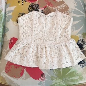 Urban Outfitters strapless top  - Size S