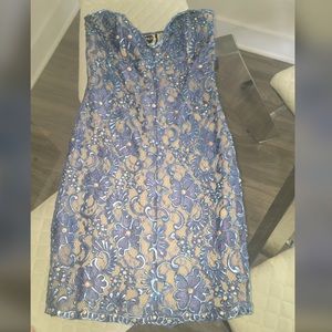 Holt Miami blue dress- small