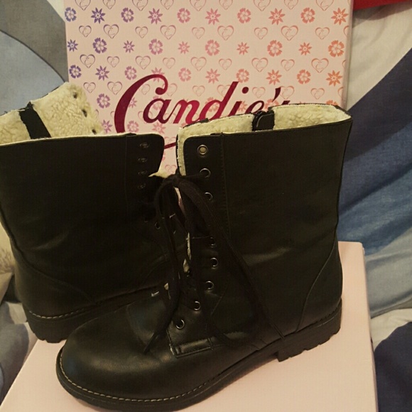 Candies lace up boots