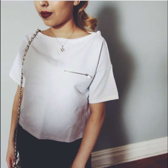 Gap knit crop top