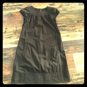 Brown Mossimo Shift Dress With Pockets Small