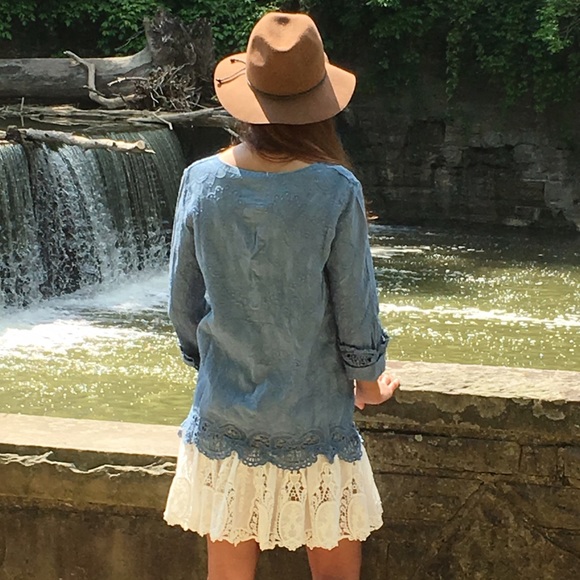 Embroidered Peasant Blouse Pastel - Picture 2 of 4