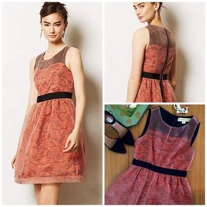 ANTHROPOLOGIE Lili Wang Frattina Dress Lace Size 8