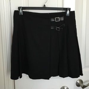 Banana Republic Black Wool Kilt Skirt